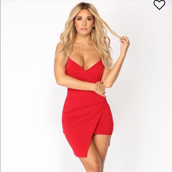 ❤️FashionNova red dress!! NWT